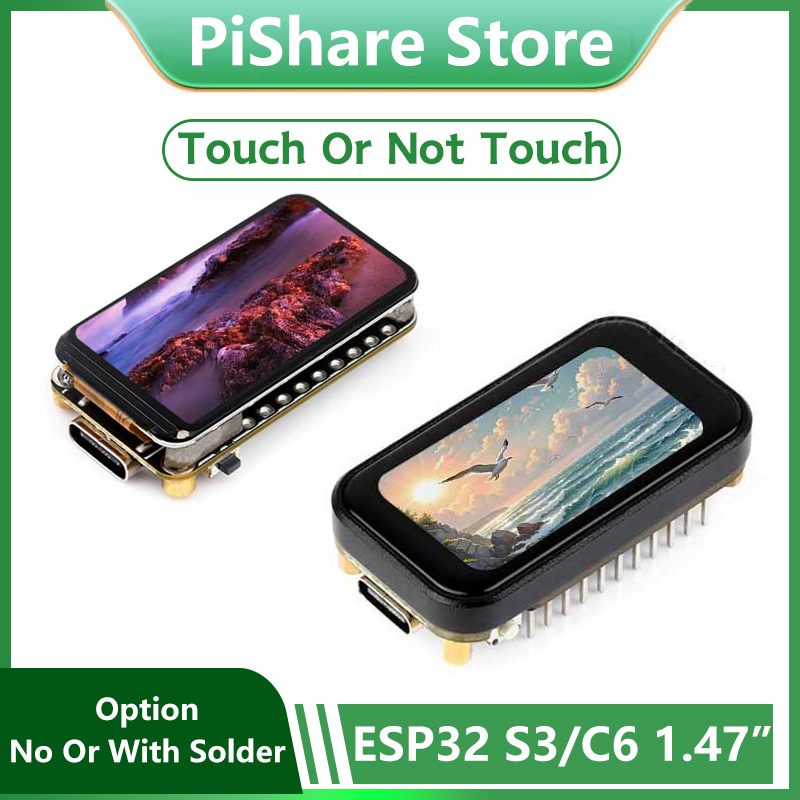 Esp32 C6 - ESP32 C6 ST7789 1.47 inç Dokunmatik