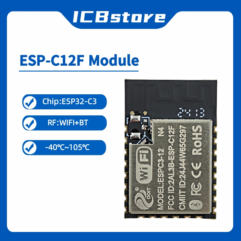 Esp32 C3 - ESP32-C3 Serisi Modül ESP-C12F Seri Port