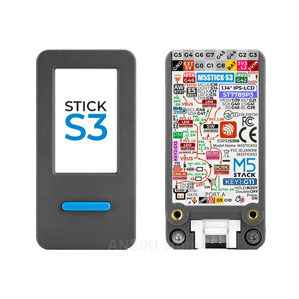 Esp32 S3 - M5Stack M5StickS3 ESP32-S3 IoT Geliştirme Kiti,