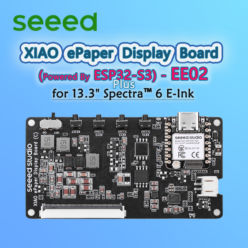 Esp32 Uart Module - Seeed XIAO E-Kağıt Ekran Kartı EE02,