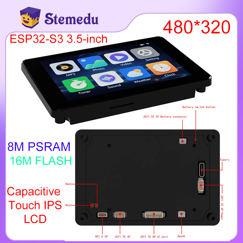 Espressif Esp32 - Mini ESP32-S3 3.5 inç kapasitif dokunmatik