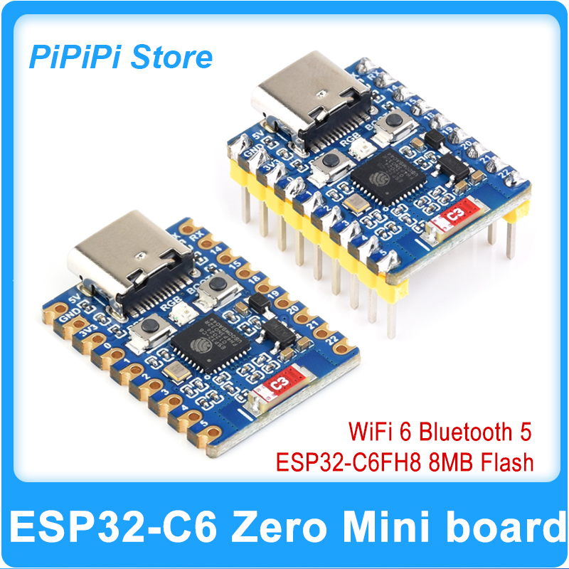 Espressif Esp32 - ESP32-C6 Zero Süper Mini Geliştirme Kartı,