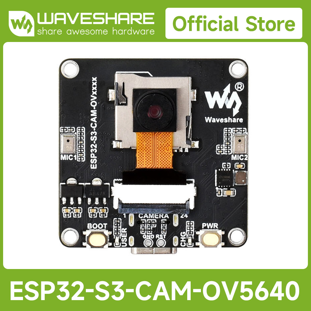 Esp32 S3 - Waveshare ESP32-S3 AIoT Kamera Geliştirme Kartı,