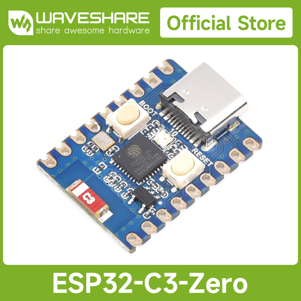 Esp32 C3 - Waveshare ESP32-C3 Zero Mini Geliştirme Kartı,
