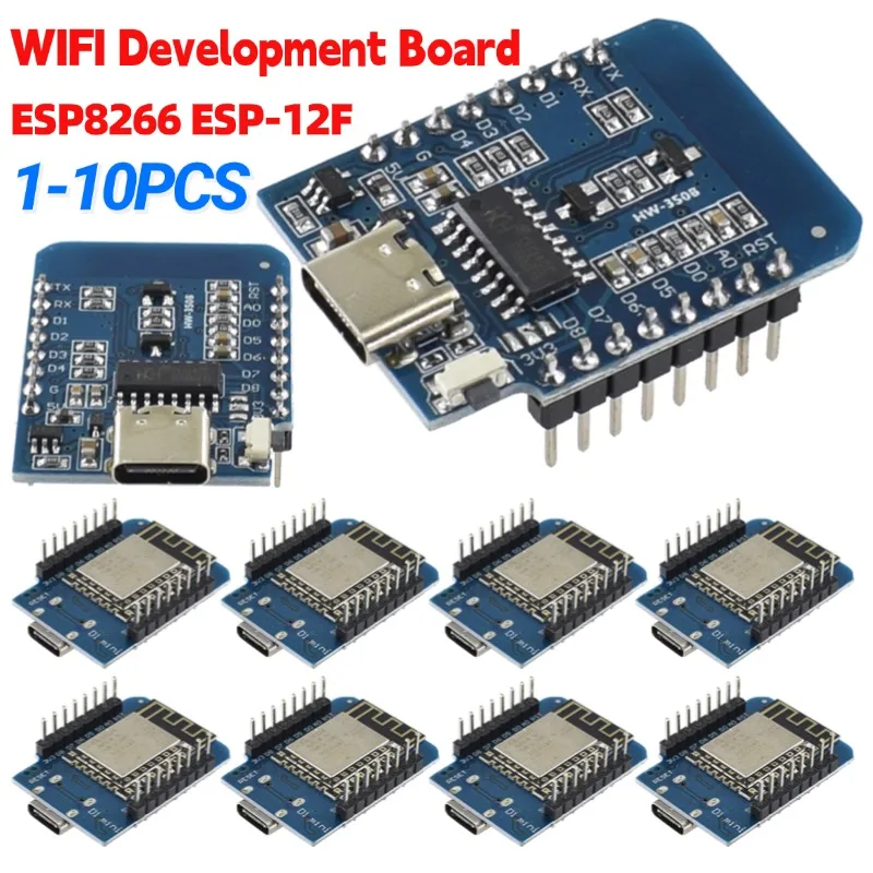 Esp8266 - 1-10 adet ESP8266 ESP-12F D1 Mini