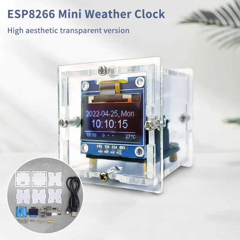 ESP8266 Mini Hava Durumu Saati - Esp8266 incelemesi ve fiyatı