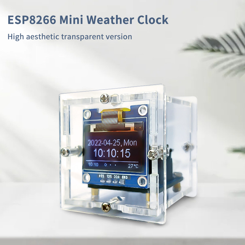 ESP8266 Mini Hava Durumu Saati - Esp8266 incelemesi ve fiyatı