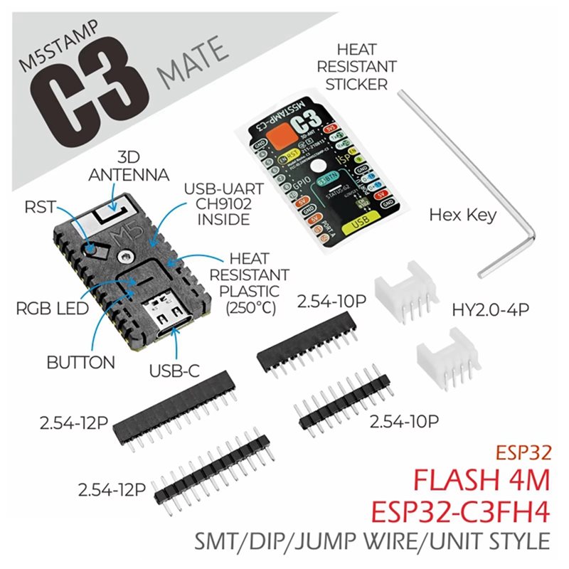 AS95-ESP32-C3 Geliştirme Kartı - Esp32 C3 incelemesi ve fiyatı