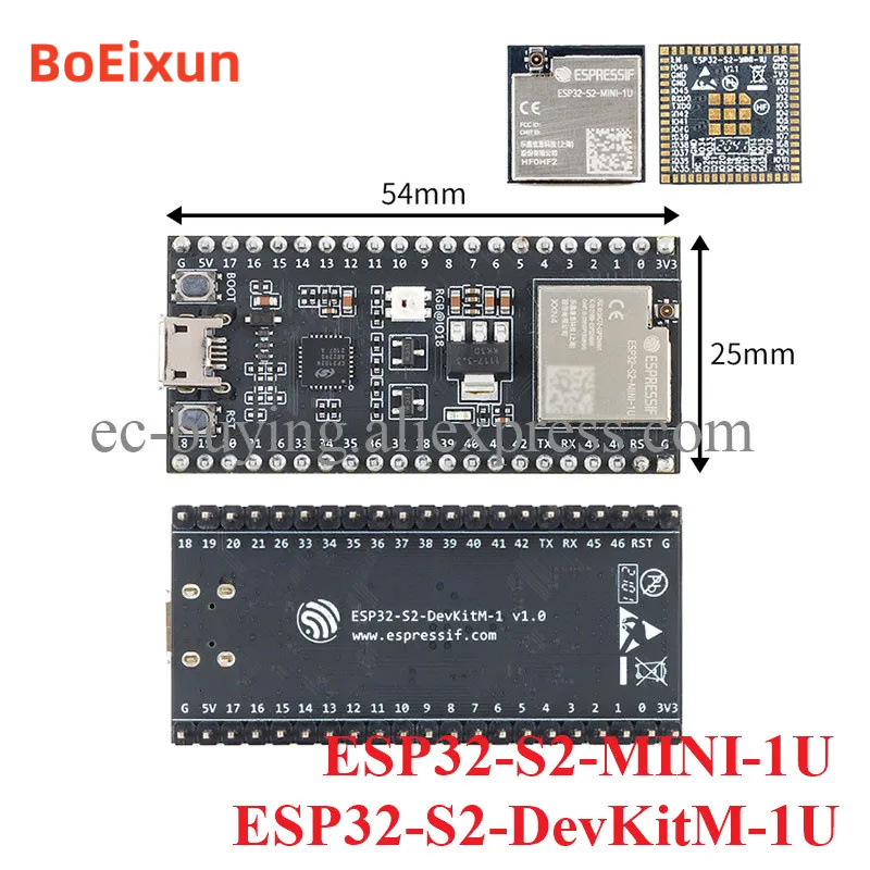 ESP32-S2-DevKitM-1U Geliştirme - Esp32 S2 incelemesi ve fiyatı