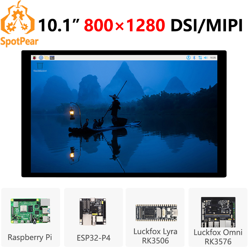 Raspberry Pi 10.1 inç LCD DSI  - Esp32 P4 incelemesi ve fiyatı
