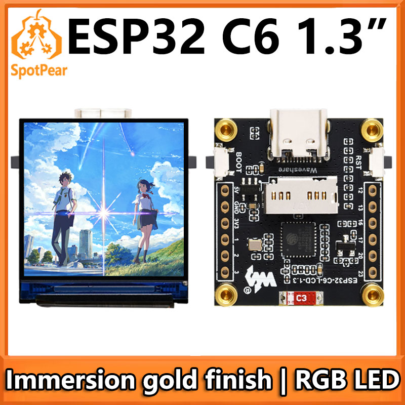 ESP32-C6 LCD Geliştirme Kartı  - Espressif Esp32 incelemesi ve fiyatı