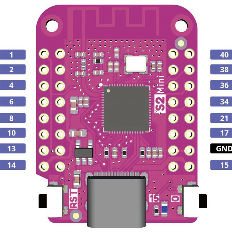 AAAEL-5PCS S2 Mini V1.0.0 ESP3 - Esp32 S2 incelemesi ve fiyatı