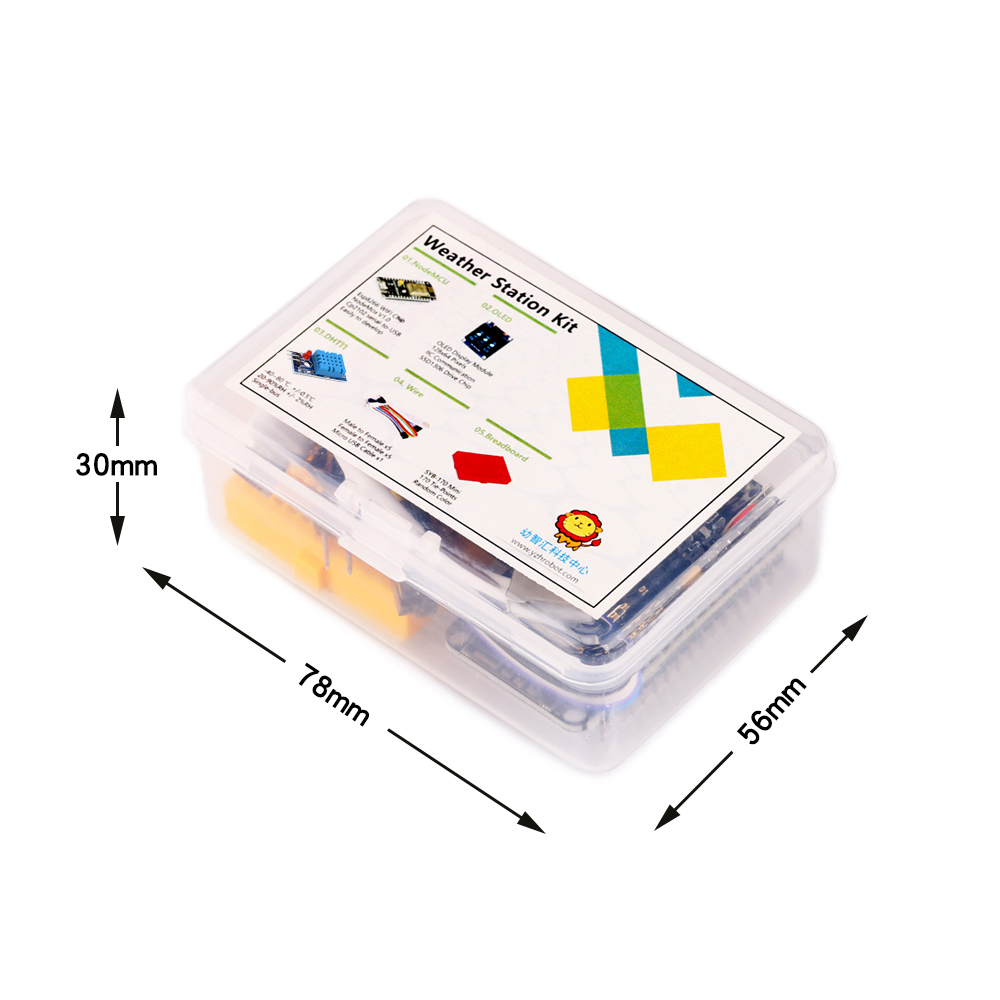 ESP8266 hava istasyonu DIY kit - Esp8266 Nodemcu incelemesi ve fiyatı