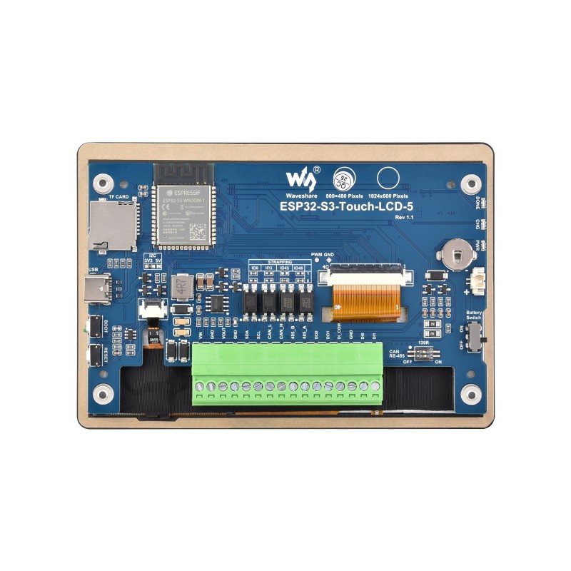 Waveshare ESP32-S3-Touch-LCD-5 - Esp32 S3 incelemesi ve fiyatı