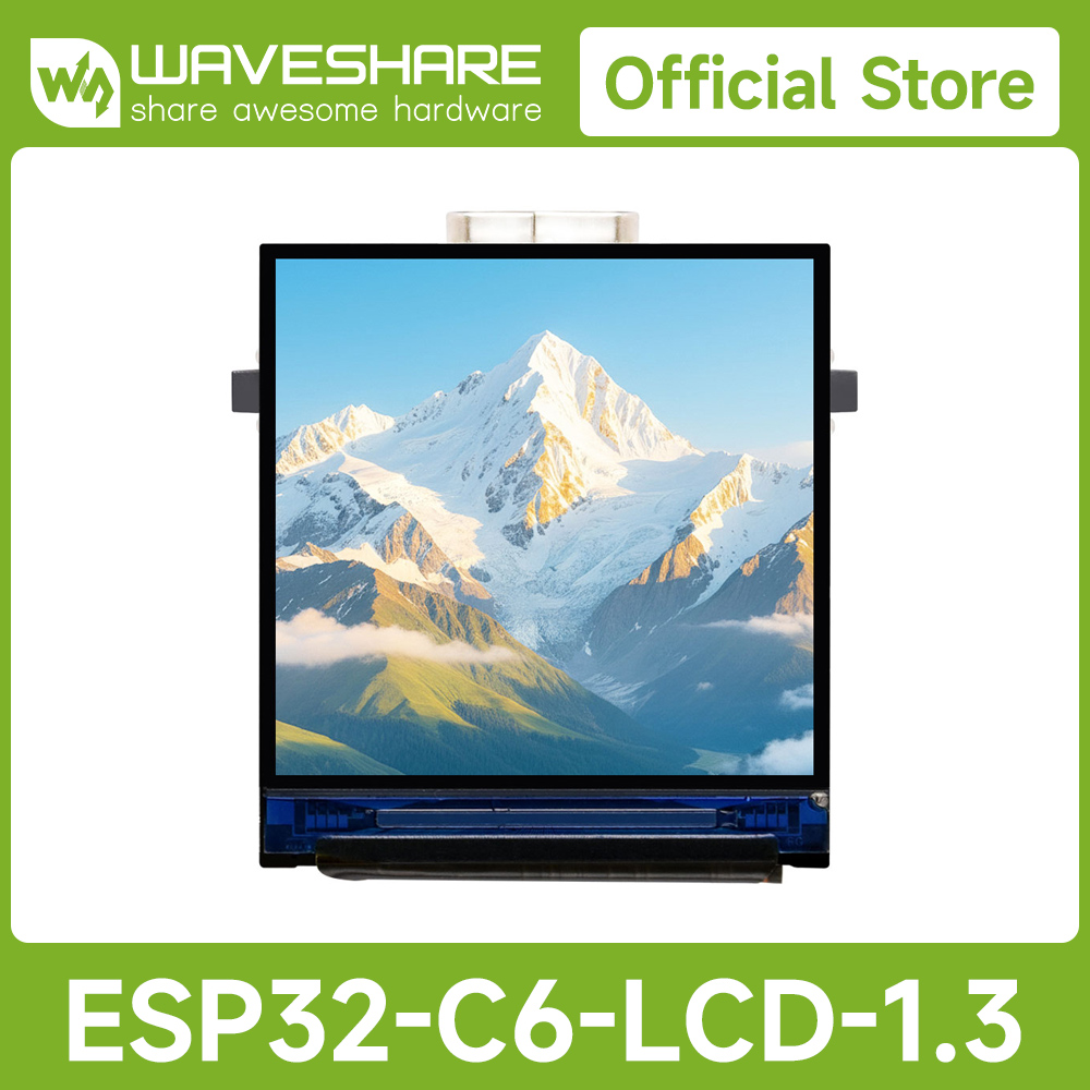 Waveshare ESP32-C6 1,3 inç LCD - Esp32 C6 incelemesi ve fiyatı