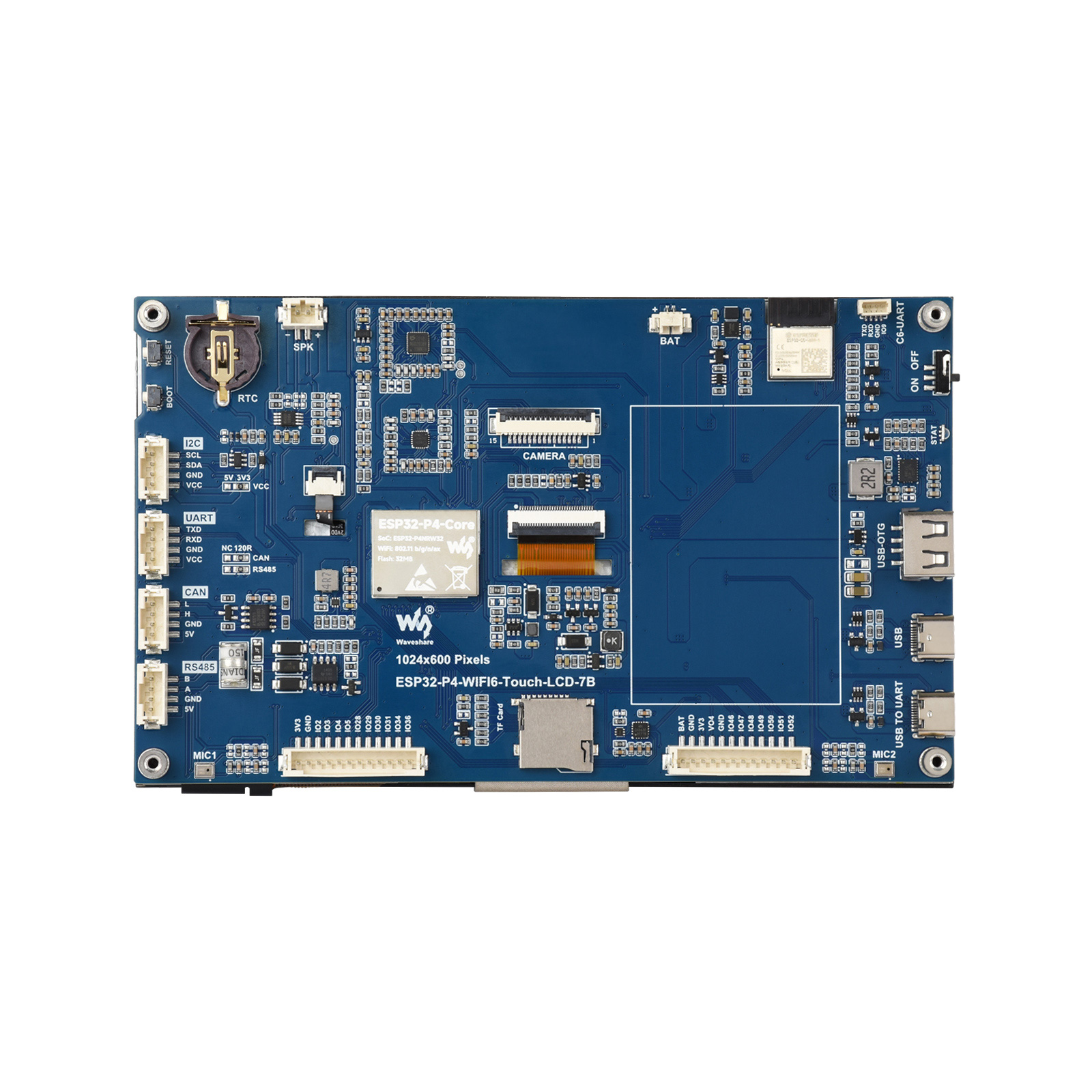 ESP32-P4-WIFI6 7 inç 5 Noktalı - Esp32 C6 incelemesi ve fiyatı