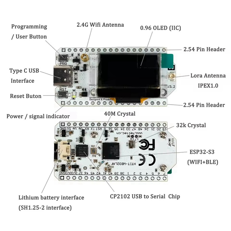 Heltec LoRa32 V3 863-928MHZ ES - Esp32 S3 incelemesi ve fiyatı