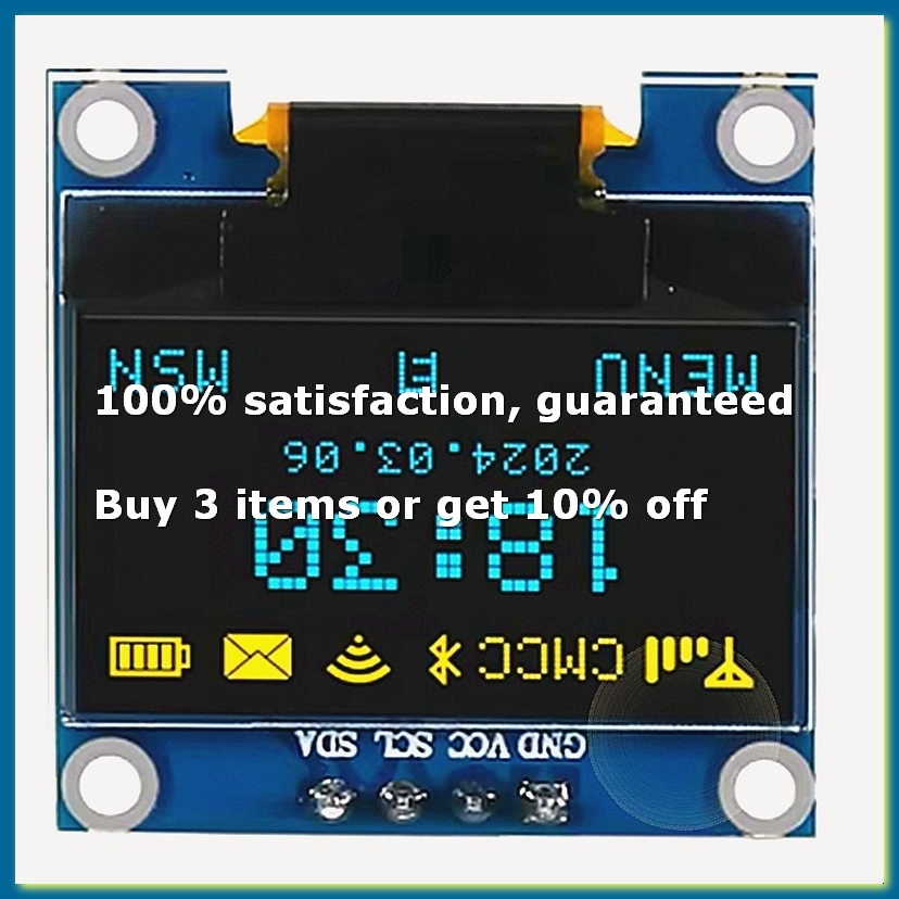 0.96 İnç OLED Ekran Modülü I2C - Esp8266 incelemesi ve fiyatı