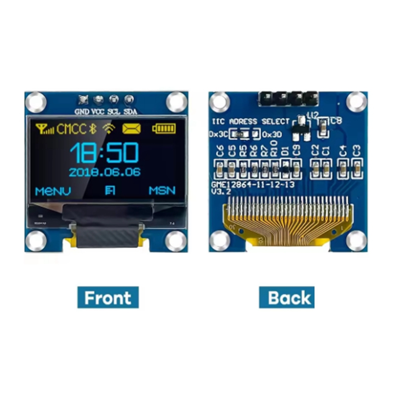0.96 İnç OLED Ekran Modülü I2C - Esp8266 incelemesi ve fiyatı