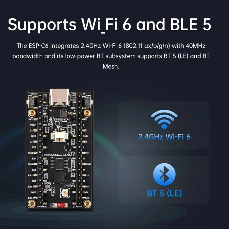 ESP32-C6 1,9 İnç LCD Ekran Gel - Esp32 C6 incelemesi ve fiyatı