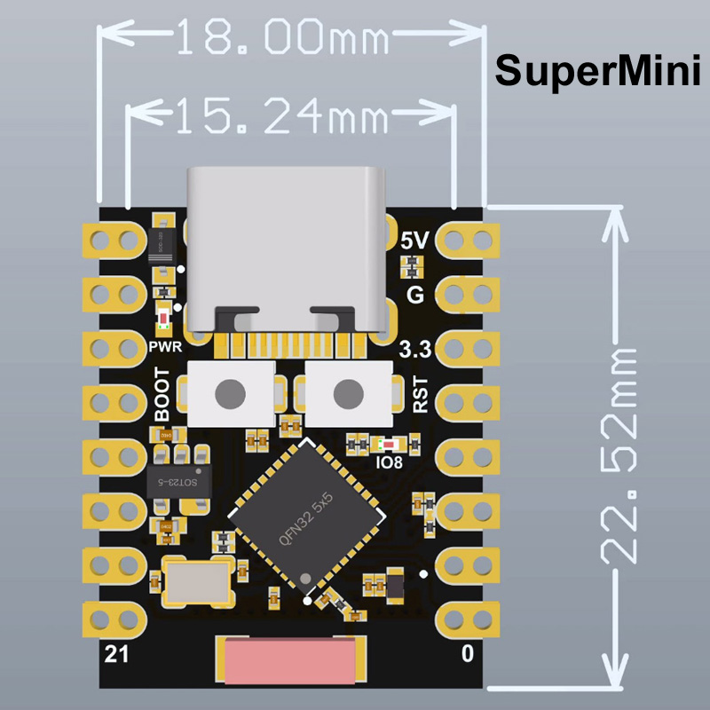 ESP32-S3 Supermini Pro MINI Ge - Esp32 Wifi Bluetooth Module incelemesi ve fiyatı