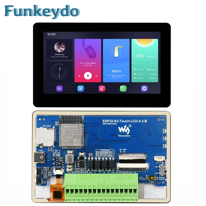 Waveshare ESP32-S3 4,3 inç IPS - Esp32 P4 incelemesi ve fiyatı