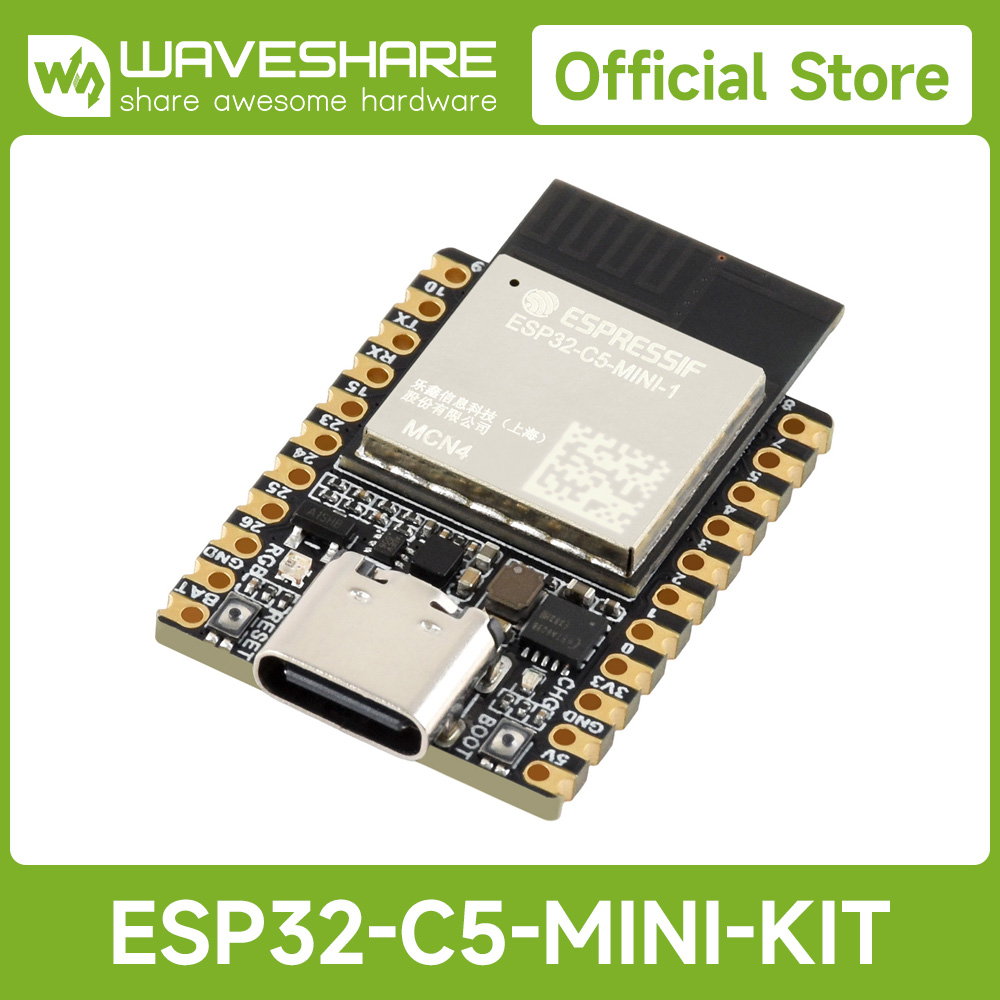Waveshare ESP32-C5 Mini Çift B - Espressif Esp32 incelemesi ve fiyatı