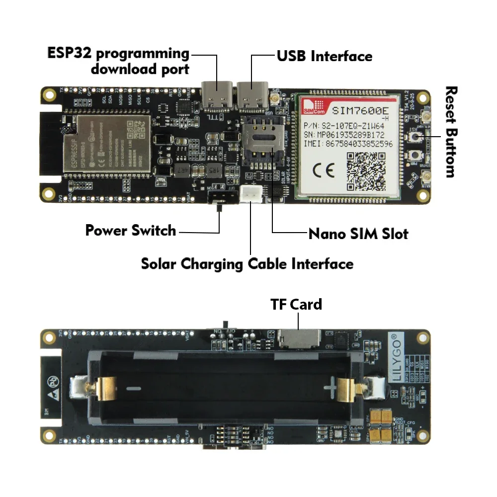STOKTA LILYGO T-SIM7600G-H R2  - Esp32 Uart Module incelemesi ve fiyatı