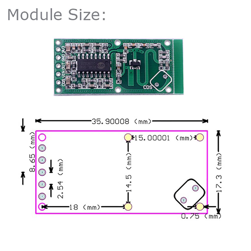 5 adet RCWL-0516 hareket algıl - Esp8266 Nodemcu incelemesi ve fiyatı