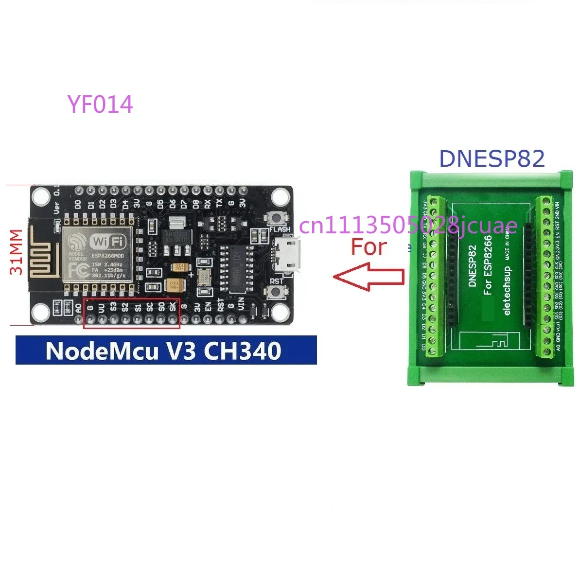 ESP8266 NodeMcu WiFi Modülü Ar - Esp8266 Nodemcu incelemesi ve fiyatı
